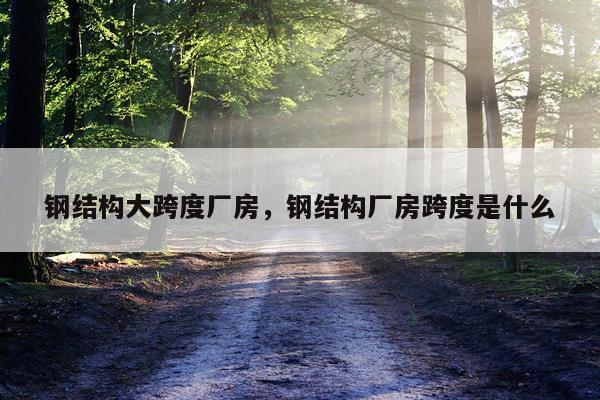 钢结构大跨度厂房，钢结构厂房跨度是什么