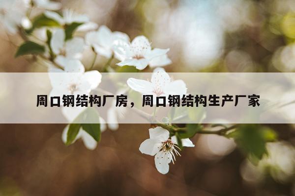 周口钢结构厂房，周口钢结构生产厂家