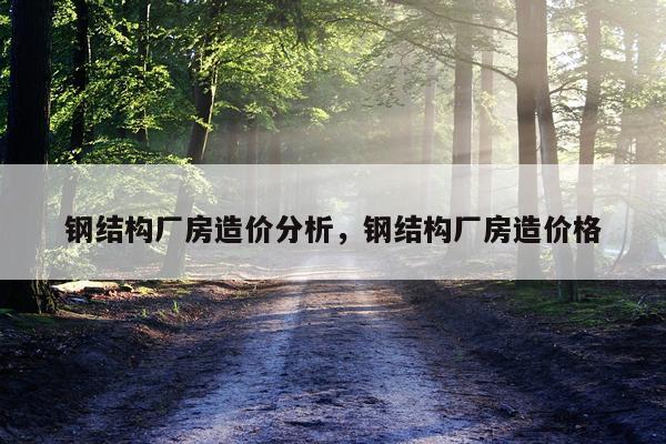 钢结构厂房造价分析，钢结构厂房造价格