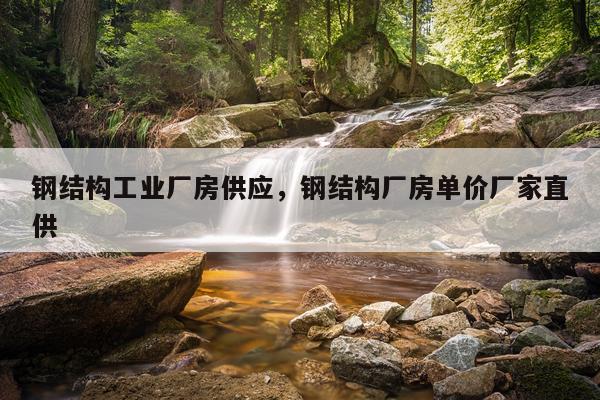 钢结构工业厂房供应，钢结构厂房单价厂家直供