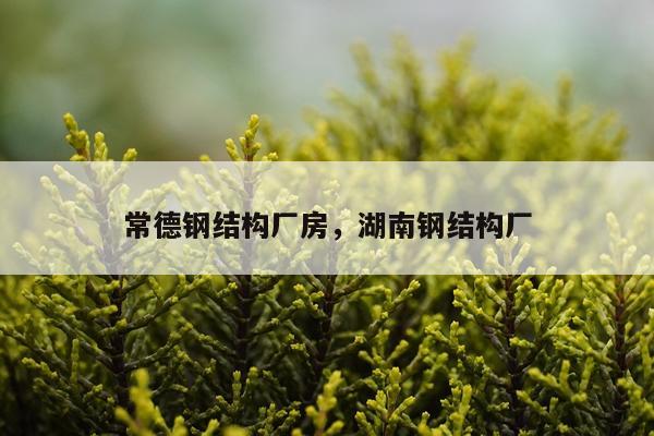 常德钢结构厂房，湖南钢结构厂