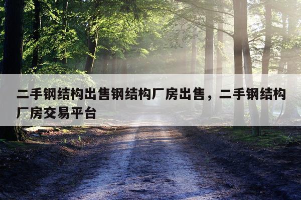 二手钢结构出售钢结构厂房出售，二手钢结构厂房交易平台