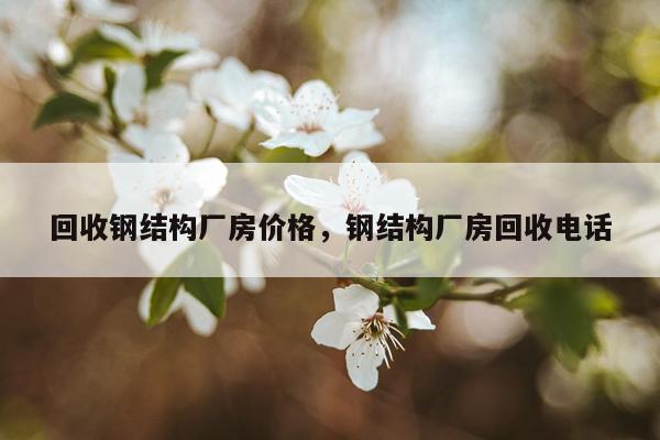 回收钢结构厂房价格，钢结构厂房回收电话