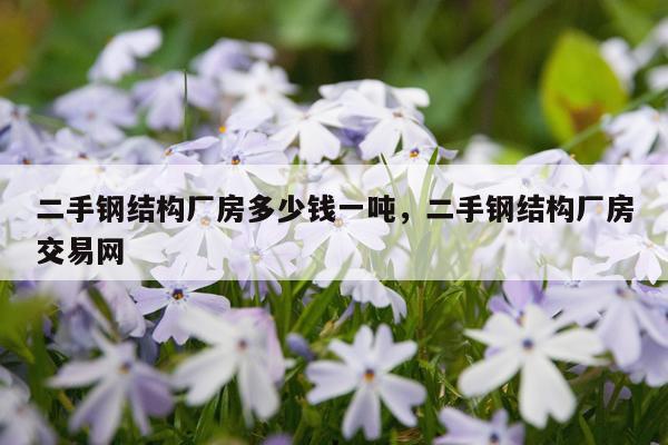 二手钢结构厂房多少钱一吨，二手钢结构厂房交易网