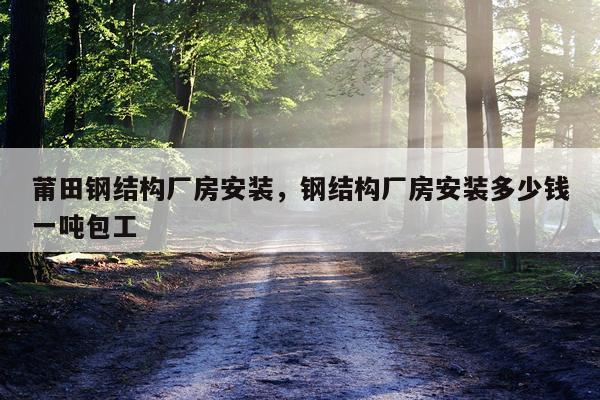 莆田钢结构厂房安装，钢结构厂房安装多少钱一吨包工