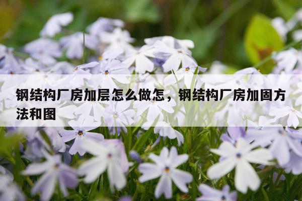 钢结构厂房加层怎么做怎，钢结构厂房加固方法和图